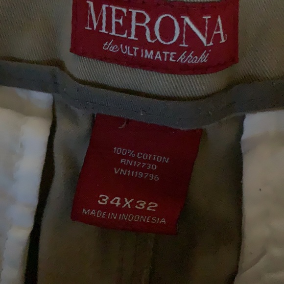 Last call $5.00 34/32 Merona khakis - Picture 6 of 6
